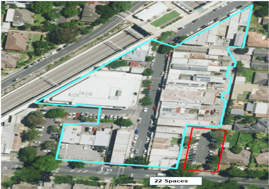 Map: Mont Albert Village, Hamilton St, Mont Albert
